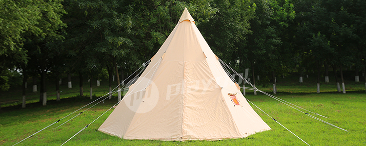 Cheap Goat Tents Luxury Waterproof Tepee Tent 5m Cotton Canvas Camping Teepee Tipi Indian Tent   